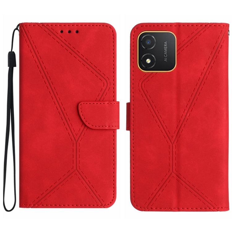 Stitching Embossed Leather Phone Case, For Honor 80, For Honor 80 Pro, For Honor X5 4G, For Honor X9a 5G /Magic5 Lite