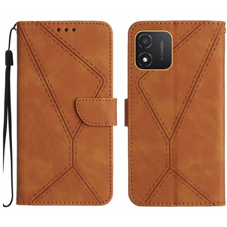 Stitching Embossed Leather Phone Case, For Honor 80, For Honor 80 Pro, For Honor X5 4G, For Honor X9a 5G /Magic5 Lite