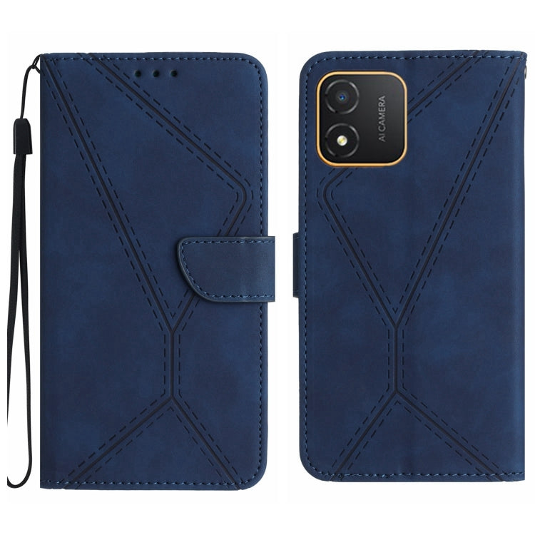 Stitching Embossed Leather Phone Case, For Honor 80, For Honor 80 Pro, For Honor X5 4G, For Honor X9a 5G /Magic5 Lite