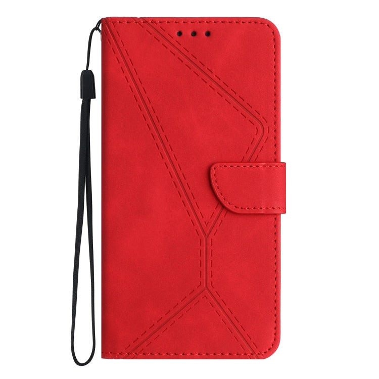 Stitching Embossed Leather Phone Case, For Huawei P30 Lite/nova 4e