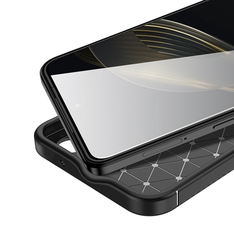 Carbon Fiber Texture Shockproof TPU Phone Case, For Huawei nova 11, For Huawei nova 11 Pro