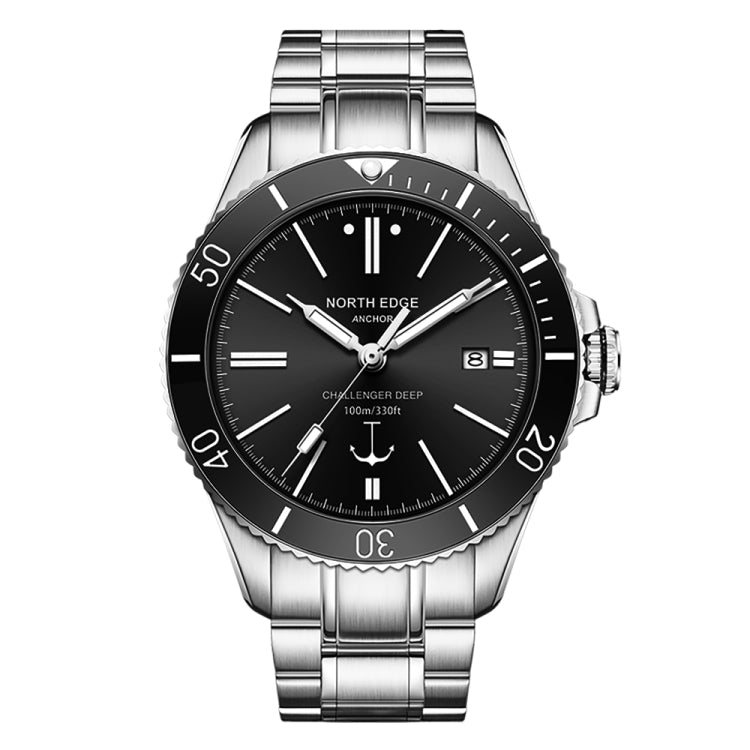 NORTH EDGE ANCHOR Men Outdoor 100m Waterproof Mechanical Watch, ANCHOR
