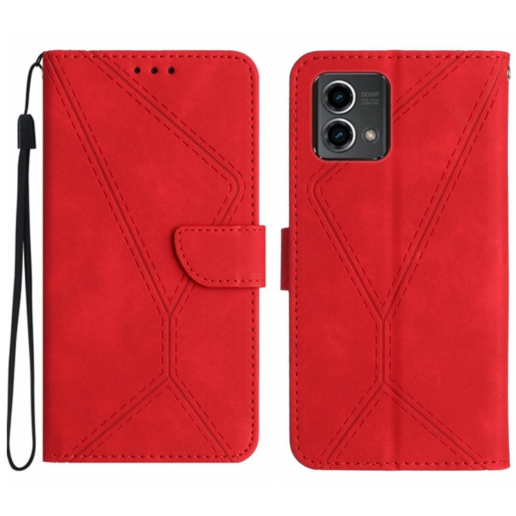 Stitching Embossed Leather Phone Case, For Motorola Edge 40, For Motorola Moto G Power 2023, For Motorola Moto G Stylus 5G 2023, For Motorola Edge 40 Pro 5G
