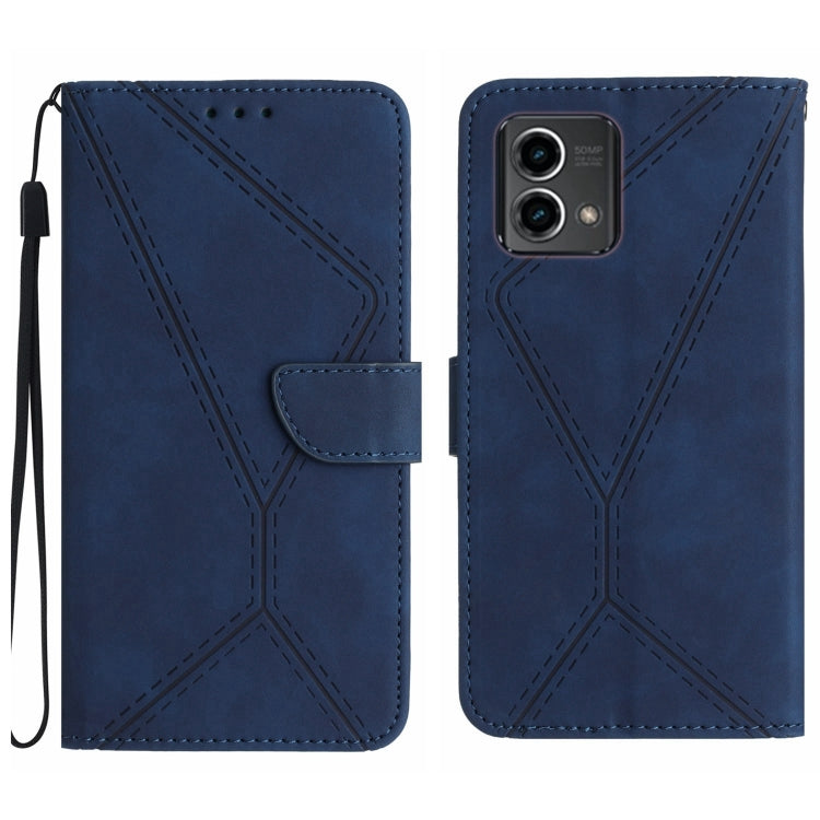 Stitching Embossed Leather Phone Case, For Motorola Edge 40, For Motorola Moto G Power 2023, For Motorola Moto G Stylus 5G 2023, For Motorola Edge 40 Pro 5G