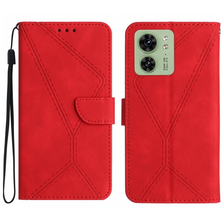 Stitching Embossed Leather Phone Case, For Motorola Edge 40, For Motorola Moto G Power 2023, For Motorola Moto G Stylus 5G 2023, For Motorola Edge 40 Pro 5G