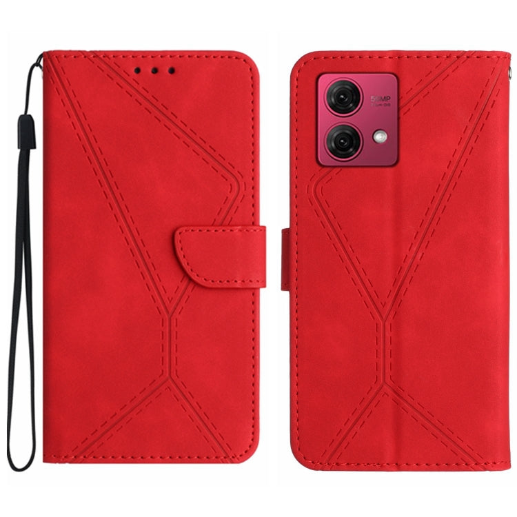 Stitching Embossed Leather Phone Case, For Motorola Moto G84, For Motorola Moto G54, For Motorola Edge 40 Neo, For Motorola Moto G14