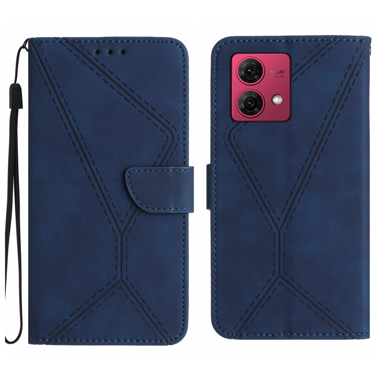 Stitching Embossed Leather Phone Case, For Motorola Moto G84, For Motorola Moto G54, For Motorola Edge 40 Neo, For Motorola Moto G14