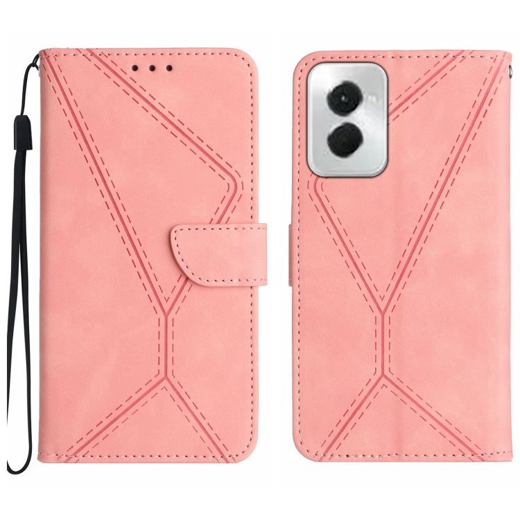 Stitching Embossed Leather Phone Case, For Motorola Moto G34 5G, For Motorola Moto G Play 4G 2024, For Motorola Moto G Play 5G 2024, For Motorola Moto G Power 5G 2024