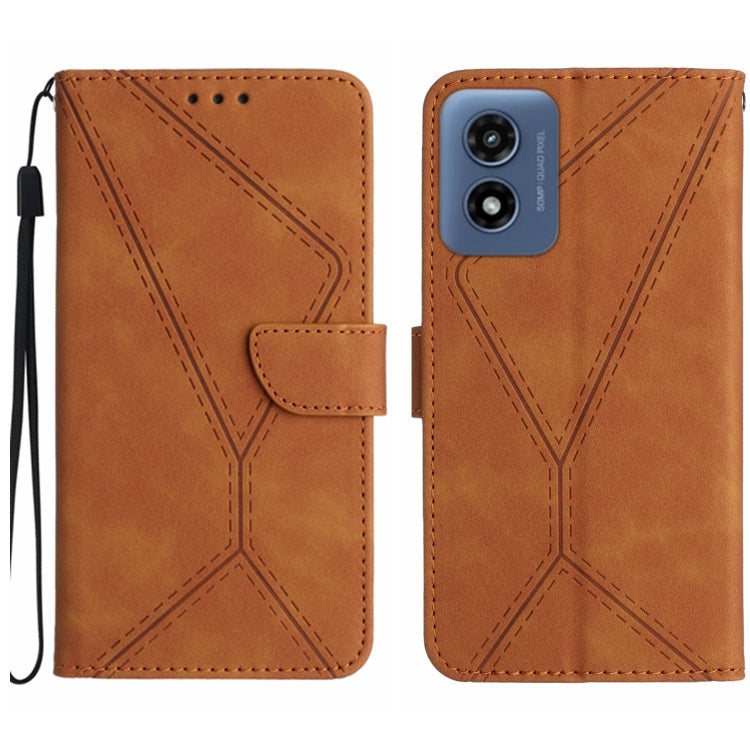 Stitching Embossed Leather Phone Case, For Motorola Moto G45 5G, For Motorola Edge 50 5G, For Motorola Edge 50 Neo, For Motorola Moto E14