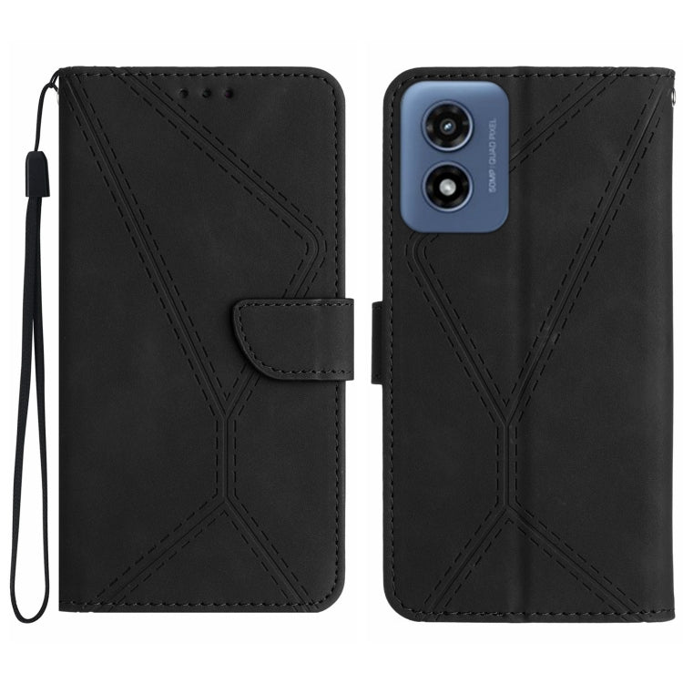 Stitching Embossed Leather Phone Case, For Motorola Moto G45 5G, For Motorola Edge 50 5G, For Motorola Edge 50 Neo, For Motorola Moto E14