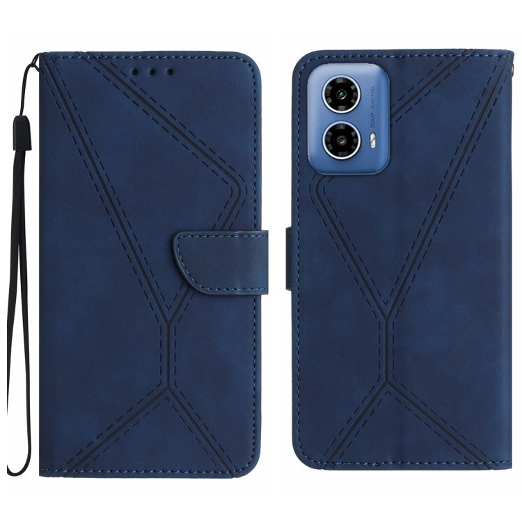 Stitching Embossed Leather Phone Case, For Motorola Moto G45 5G, For Motorola Edge 50 5G, For Motorola Edge 50 Neo, For Motorola Moto E14
