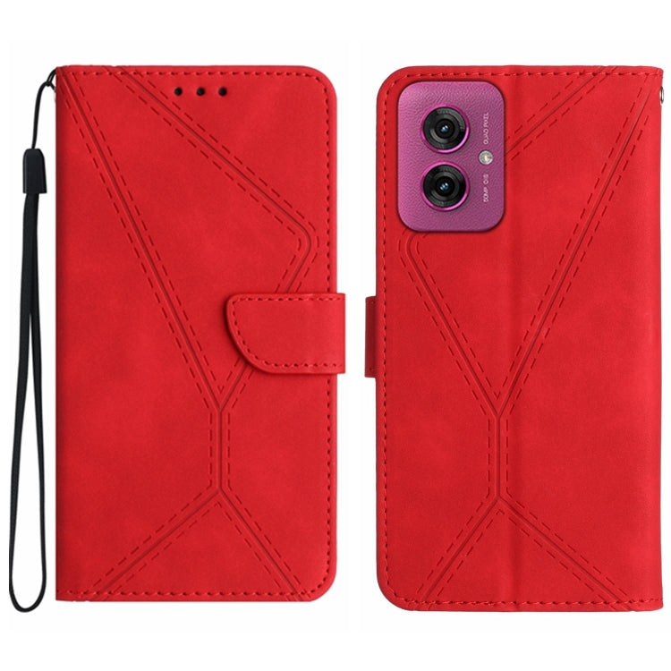 Stitching Embossed Leather Phone Case, For Motorola Moto G Play 2025, For Motorola Moto G75 5G, For Motorola Moto G35 5G, For Motorola Moto G55 5G