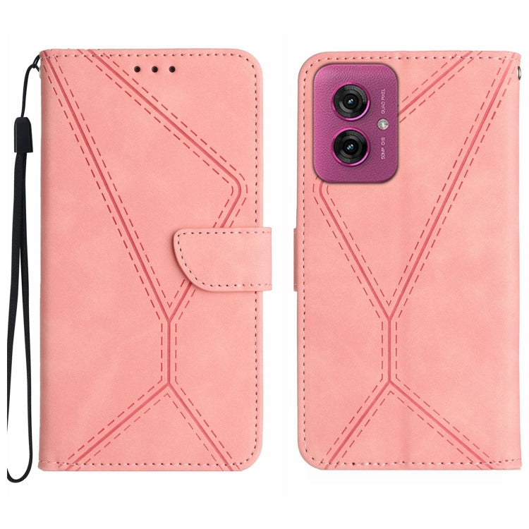 Stitching Embossed Leather Phone Case, For Motorola Moto G Play 2025, For Motorola Moto G75 5G, For Motorola Moto G35 5G, For Motorola Moto G55 5G