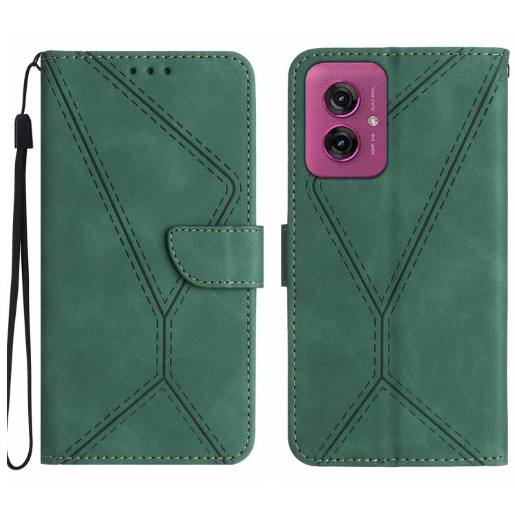 Stitching Embossed Leather Phone Case, For Motorola Moto G Play 2025, For Motorola Moto G75 5G, For Motorola Moto G35 5G, For Motorola Moto G55 5G