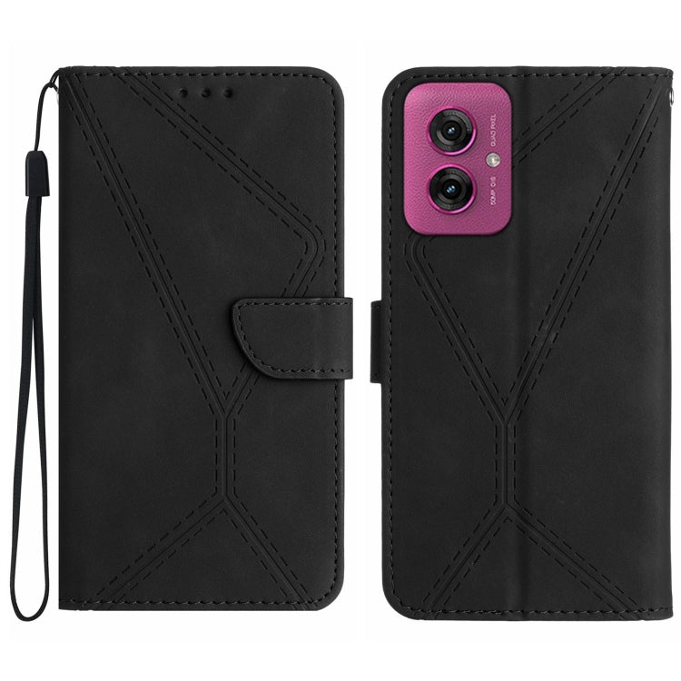 Stitching Embossed Leather Phone Case, For Motorola Moto G Play 2025, For Motorola Moto G75 5G, For Motorola Moto G35 5G, For Motorola Moto G55 5G