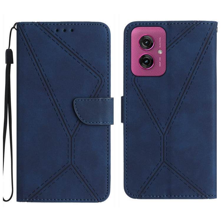 Stitching Embossed Leather Phone Case, For Motorola Moto G Play 2025, For Motorola Moto G75 5G, For Motorola Moto G35 5G, For Motorola Moto G55 5G