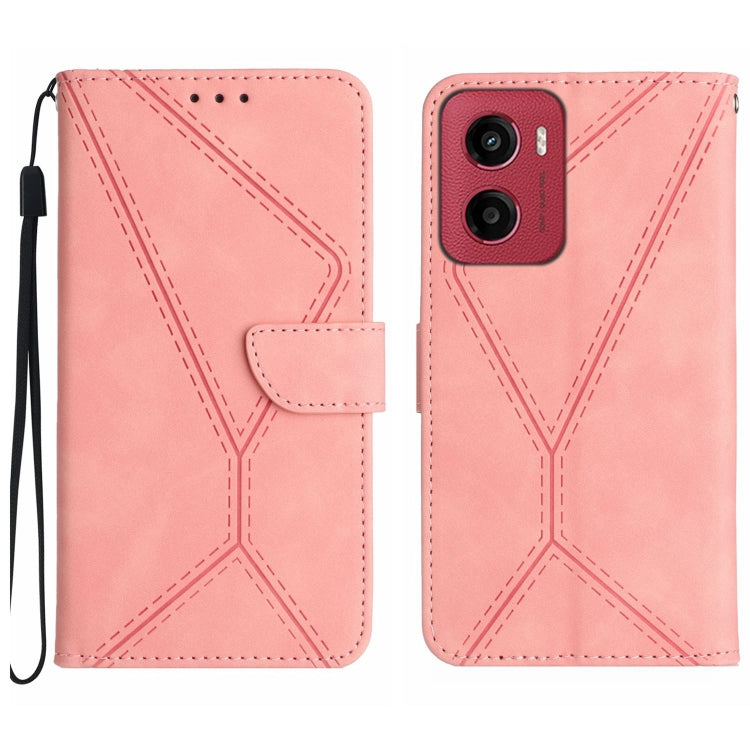 Stitching Embossed Leather Phone Case, For Motorola Moto G Stylus 5G 2025, For Motorola Moto G05, For Motorola Moto G15, For Motorola Moto G 5G 2025