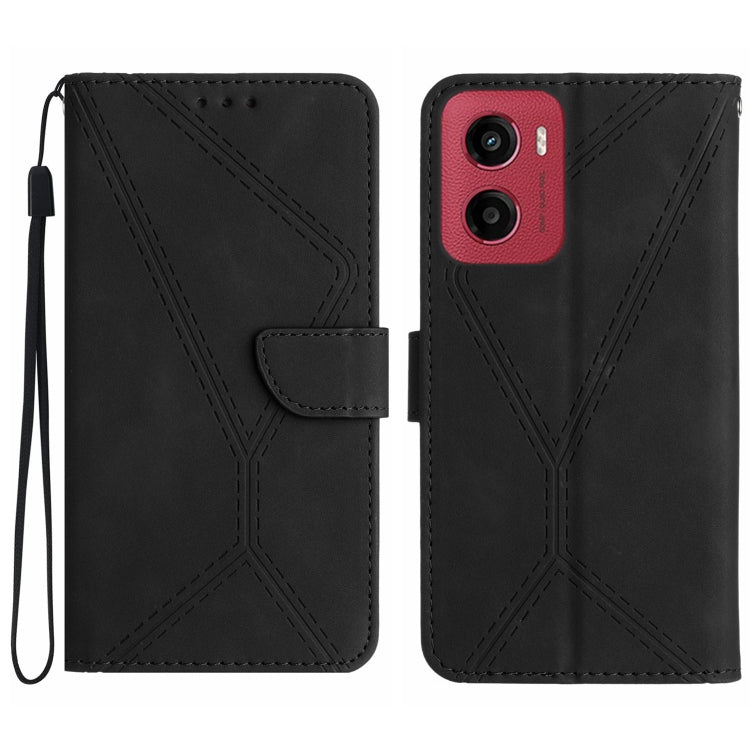 Stitching Embossed Leather Phone Case, For Motorola Moto G Stylus 5G 2025, For Motorola Moto G05, For Motorola Moto G15, For Motorola Moto G 5G 2025