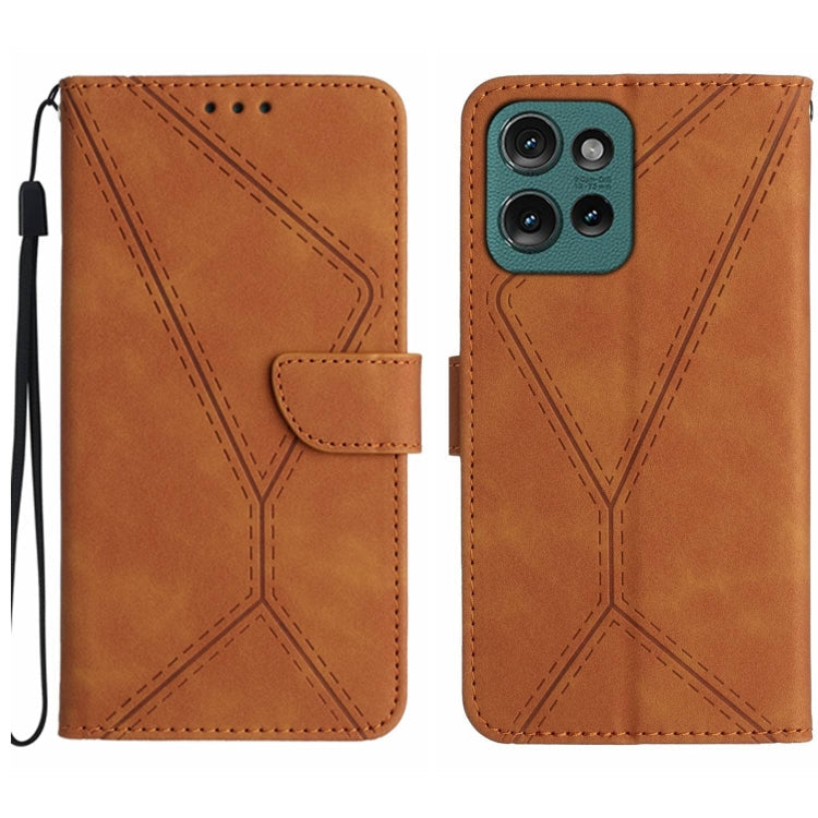 Stitching Embossed Leather Phone Case, For Motorola Moto G Stylus 5G 2025, For Motorola Moto G05, For Motorola Moto G15, For Motorola Moto G 5G 2025
