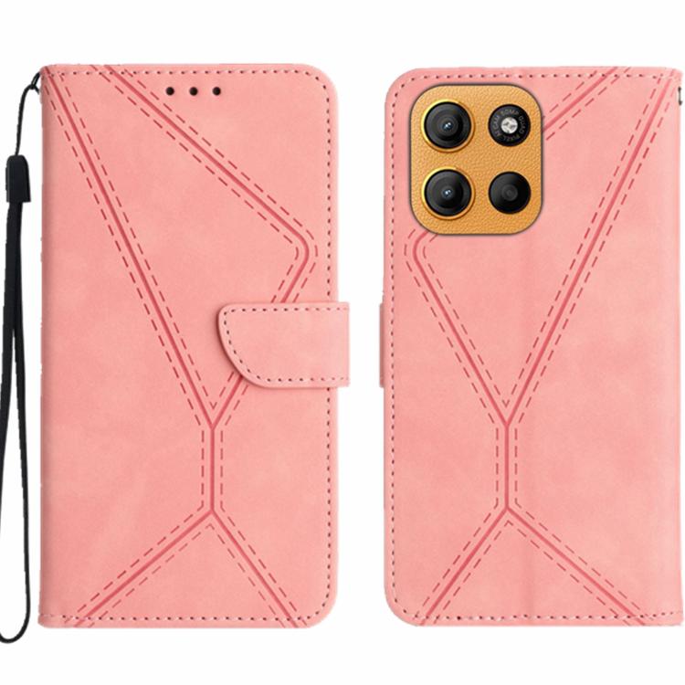 Stitching Embossed Leather Phone Case, For Motorola Moto G Stylus 5G 2025, For Motorola Moto G05, For Motorola Moto G15, For Motorola Moto G 5G 2025