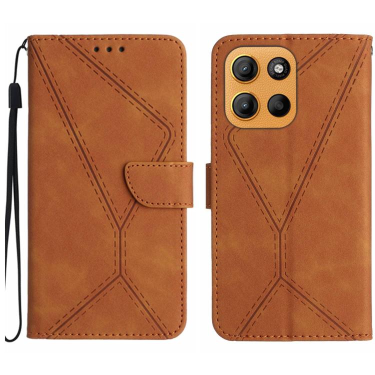 Stitching Embossed Leather Phone Case, For Motorola Moto G Stylus 5G 2025, For Motorola Moto G05, For Motorola Moto G15, For Motorola Moto G 5G 2025