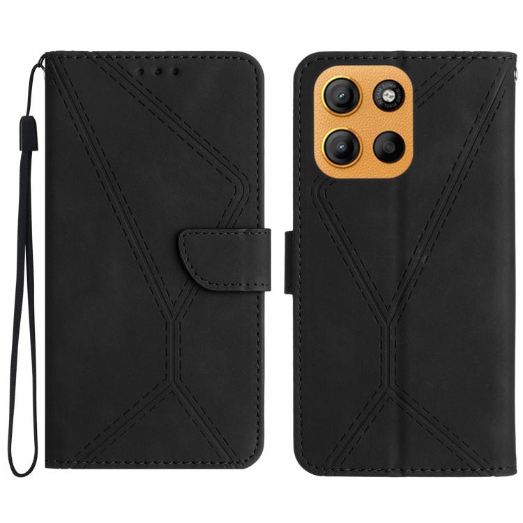 Stitching Embossed Leather Phone Case, For Motorola Moto G Stylus 5G 2025, For Motorola Moto G05, For Motorola Moto G15, For Motorola Moto G 5G 2025