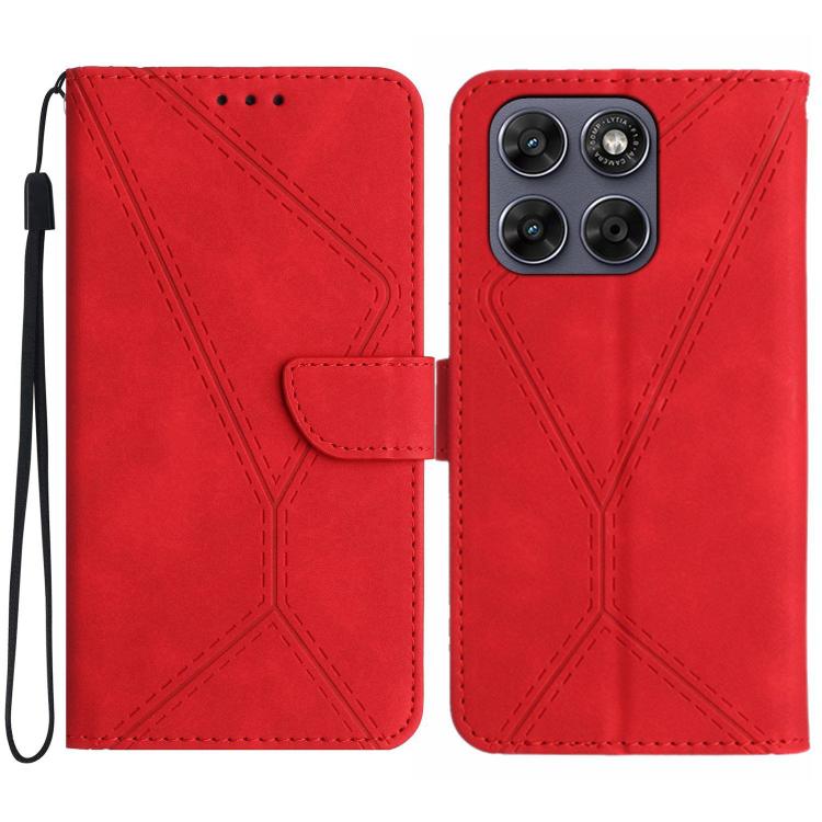 Stitching Embossed Leather Phone Case, For Motorola Moto G37 5G, For Motorola Edge 70 Pro 5G, For Motorola Edge 70 Fusion 5G, For Motorola Moto G67 5G / G77 5G