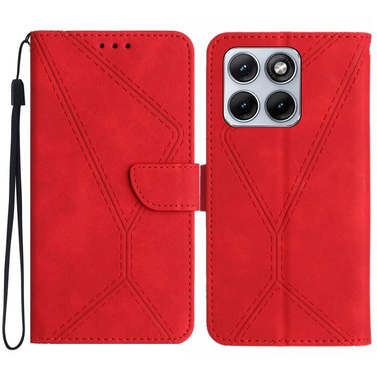Stitching Embossed Leather Phone Case, For Motorola Moto G37 5G, For Motorola Edge 70 Pro 5G, For Motorola Edge 70 Fusion 5G, For Motorola Moto G67 5G / G77 5G
