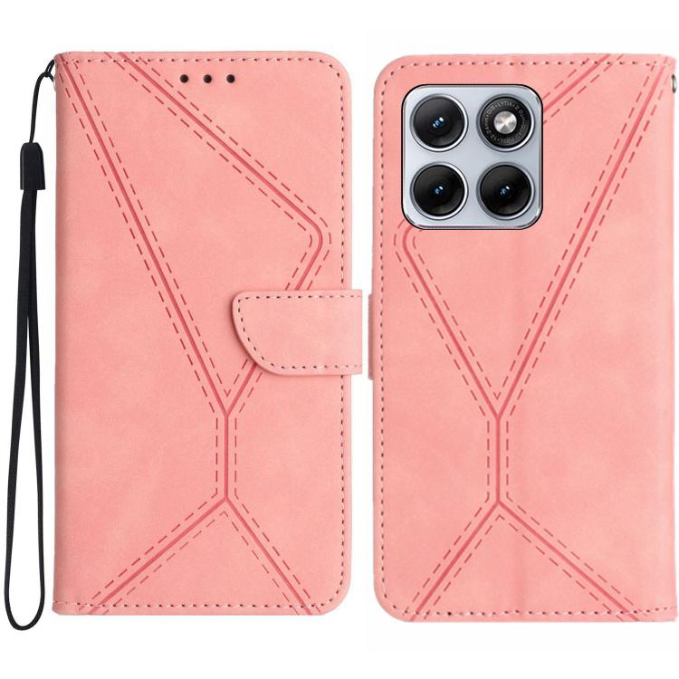 Stitching Embossed Leather Phone Case, For Motorola Moto G37 5G, For Motorola Edge 70 Pro 5G, For Motorola Edge 70 Fusion 5G, For Motorola Moto G67 5G / G77 5G