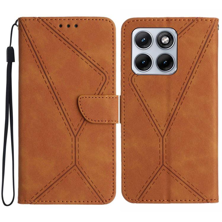 Stitching Embossed Leather Phone Case, For Motorola Moto G37 5G, For Motorola Edge 70 Pro 5G, For Motorola Edge 70 Fusion 5G, For Motorola Moto G67 5G / G77 5G