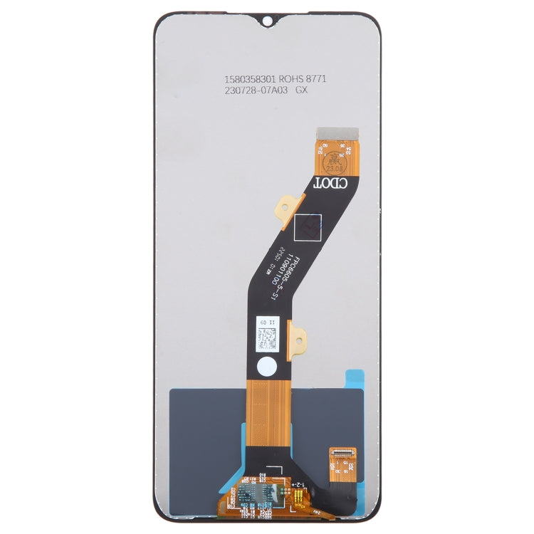 For Tecno Pop 7 Pro / Itel P40 BF7 OEM LCD Screen with Digitizer Full Assembly, For Tecno Spark Go 2023, For Tecno Pop 7 Pro / Itel P40 BF7