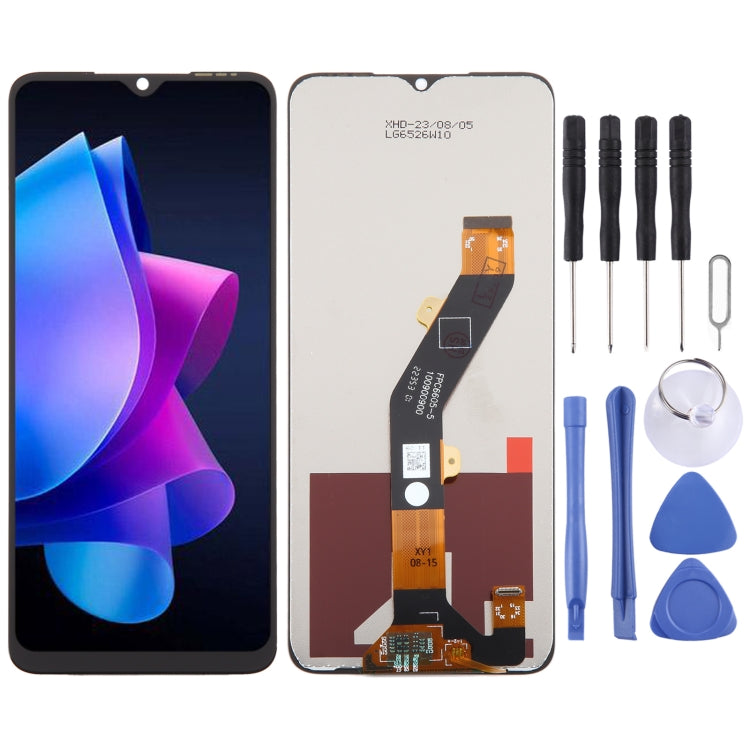 For Tecno Pop 7 Pro / Itel P40 BF7 OEM LCD Screen with Digitizer Full Assembly, For Tecno Spark Go 2023, For Tecno Pop 7 Pro / Itel P40 BF7