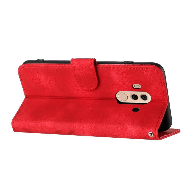 Line Pattern Skin Feel Leather Phone Case, For Huawei Mate 10 Pro, For Huawei P10 Lite