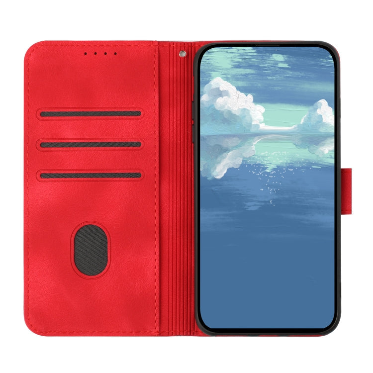 Line Pattern Skin Feel Leather Phone Case, For Huawei Mate 10 Pro, For Huawei P10 Lite