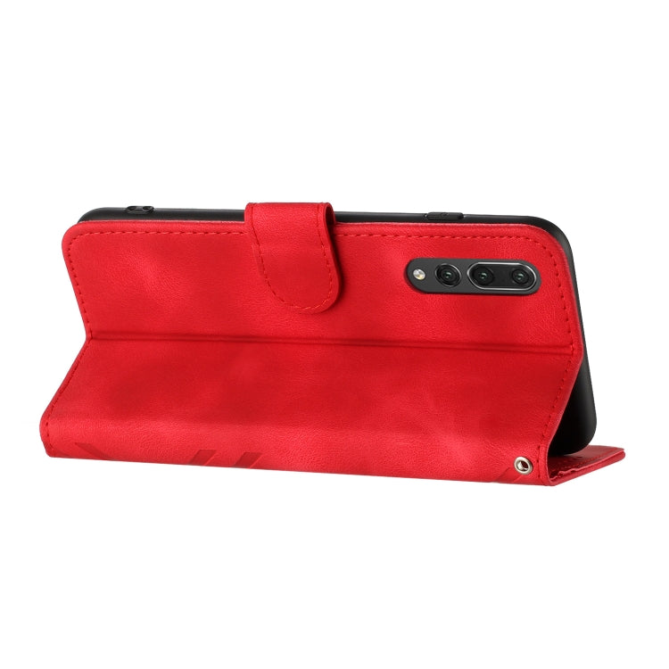 Line Pattern Skin Feel Leather Phone Case, For Huawei P20 Pro, For Huawei P20 lite, For Huawei P smart 2018/Enjoy 7S, For Huawei Mate 10 Lite/Maimang 6