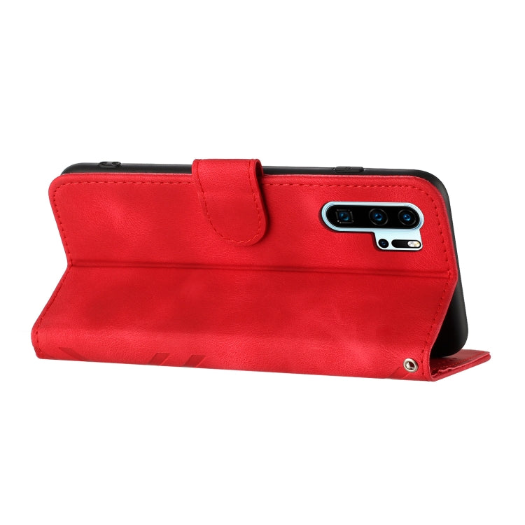 Line Pattern Skin Feel Leather Phone Case, For Huawei P30 Pro, For Huawei P smart 2019/nova lite 3, For Huawei Mate 20 Pro, For Huawei Mate 20 lite/Maimang 7
