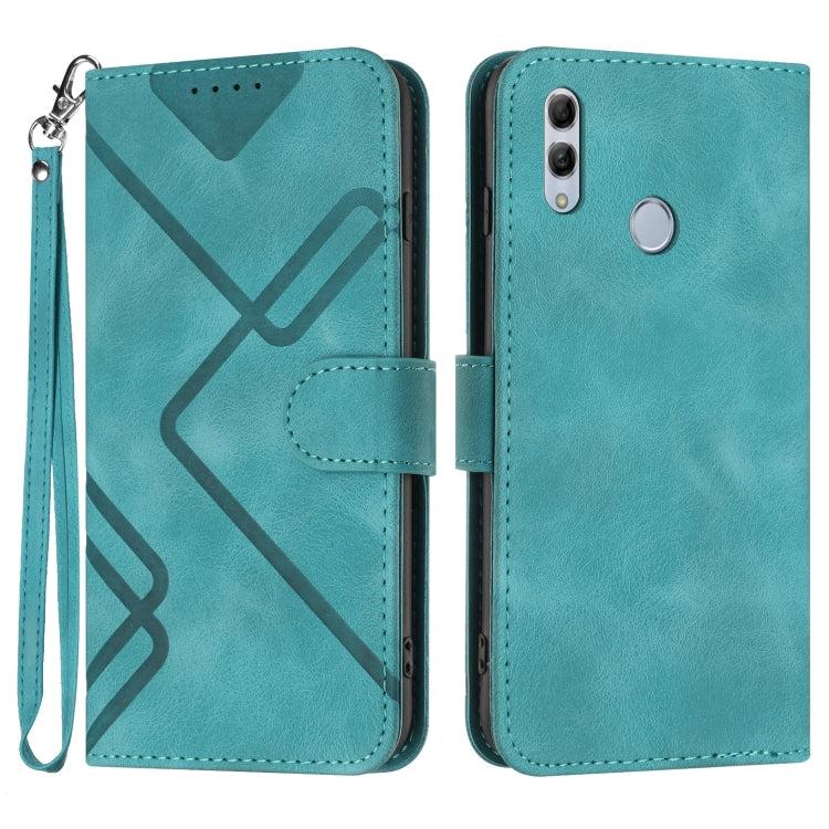 Line Pattern Skin Feel Leather Phone Case, For Huawei P30 Pro, For Huawei P smart 2019/nova lite 3, For Huawei Mate 20 Pro, For Huawei Mate 20 lite/Maimang 7