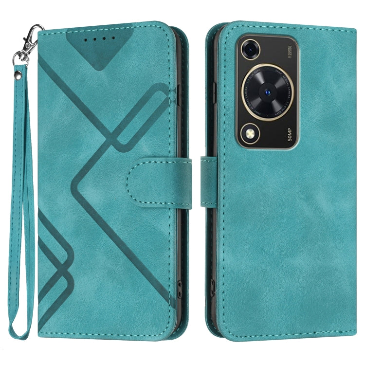 Line Pattern Skin Feel Leather Phone Case, For Huawei Enjoy 70, For Huawei P60 / P60 Pro, For Huawei Enjoy 50 Pro / nova Y90, For Huawei Enjoy 50 / nova Y70