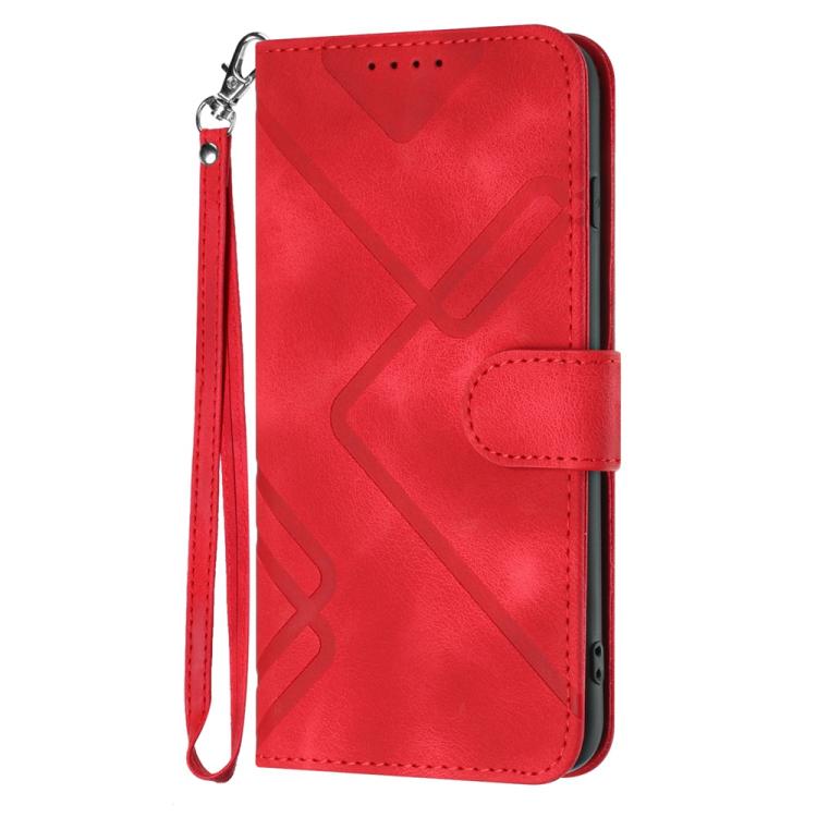 Line Pattern Skin Feel Leather Phone Case, For Huawei nova 8 SE, For Huawei Y5 2019, For Huawei Y6 2019, For Huawei P30 lite/nova 4e