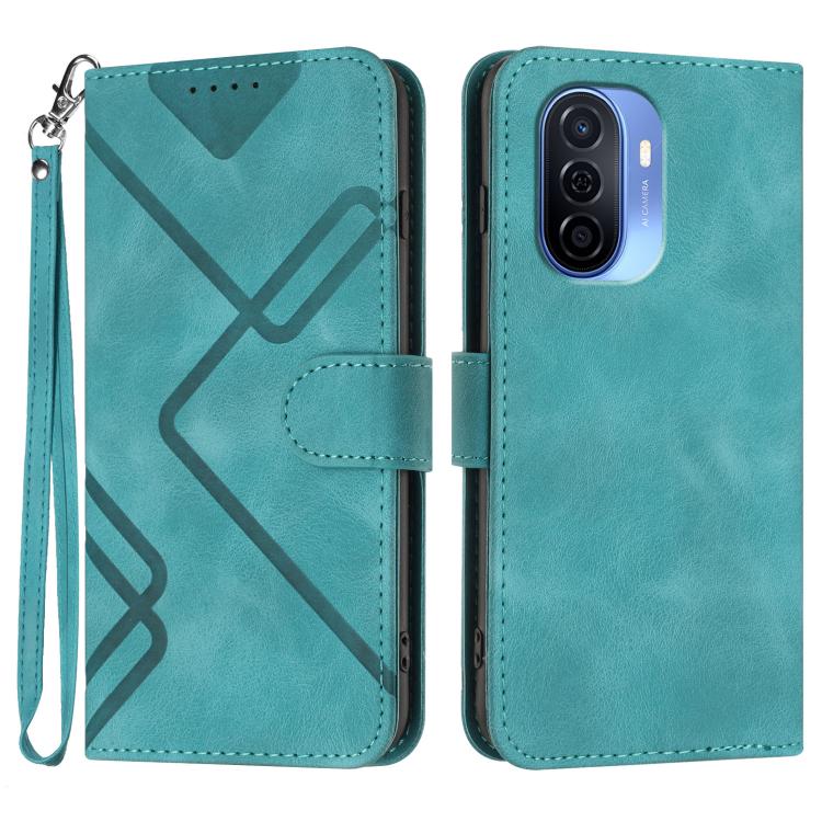 Line Pattern Skin Feel Leather Phone Case, For Huawei Enjoy 70, For Huawei P60 / P60 Pro, For Huawei Enjoy 50 Pro / nova Y90, For Huawei Enjoy 50 / nova Y70