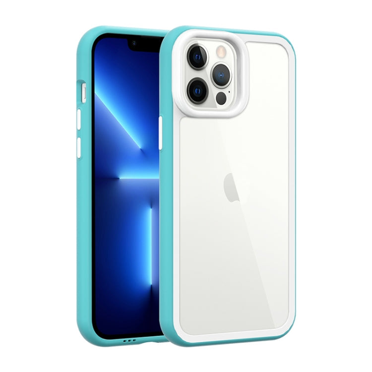 Color Frame 2 in 1 Hollow Cooling Phone Case, For iPhone 14, For iPhone 14 Pro