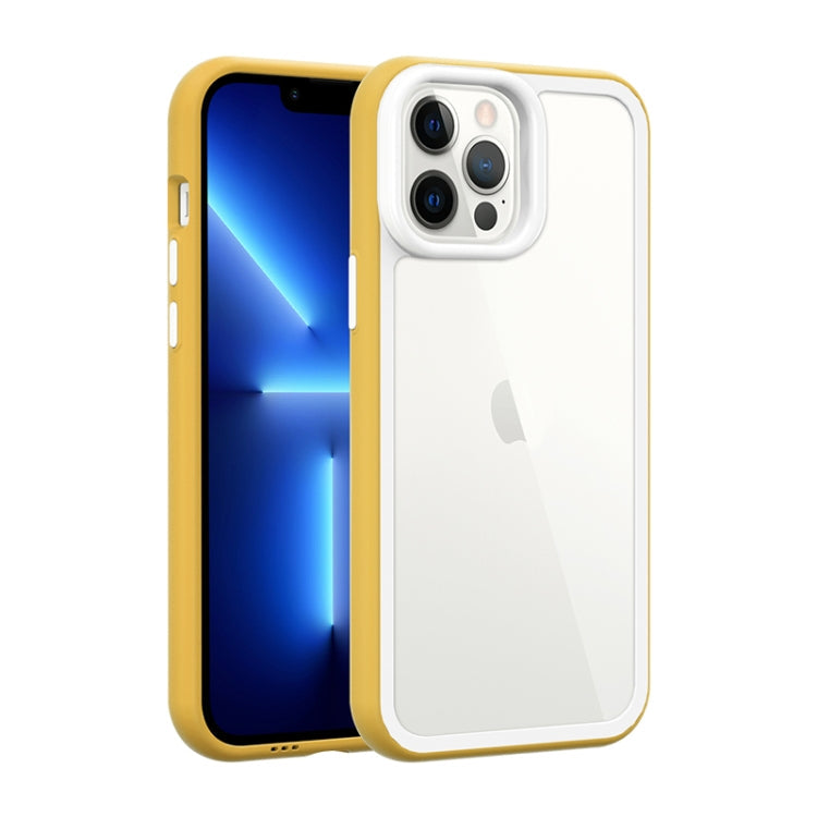Color Frame 2 in 1 Hollow Cooling Phone Case, For iPhone 12, For iPhone 12 Pro