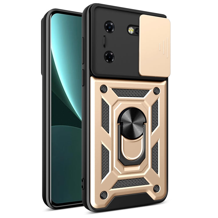 Sliding Camera Cover Design TPU+PC Phone Case, For Tecno Spark 10 Pro, For Tecon Pova 5