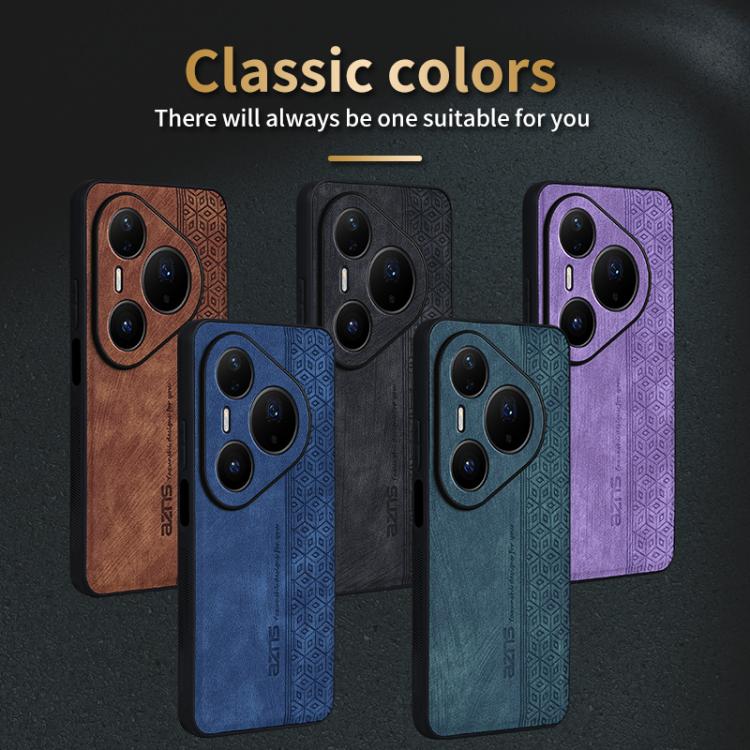 AZNS 3D Embossed Skin Feel Phone Case, For Huawei Pura 80 Ultra 5G, For Huawei Pura 80 Pro 5G, For Huawei Pura 80 5G, For Huawei Enjoy 70X / Maimang 30