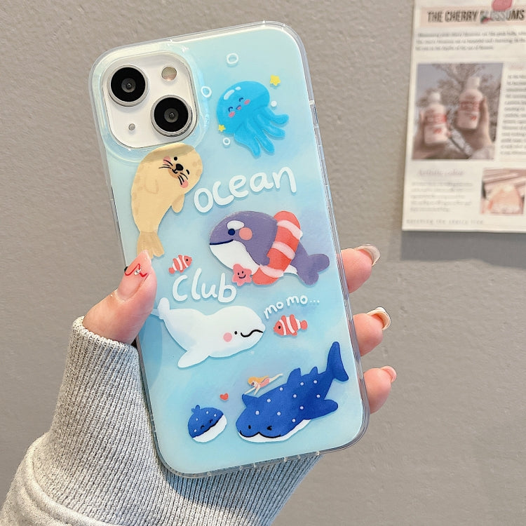 IMD Cute Animal Pattern Phone Case, For iPhone 14 Pro Max, For iPhone 14 Pro, For iPhone 14, For iPhone 13 Pro Max