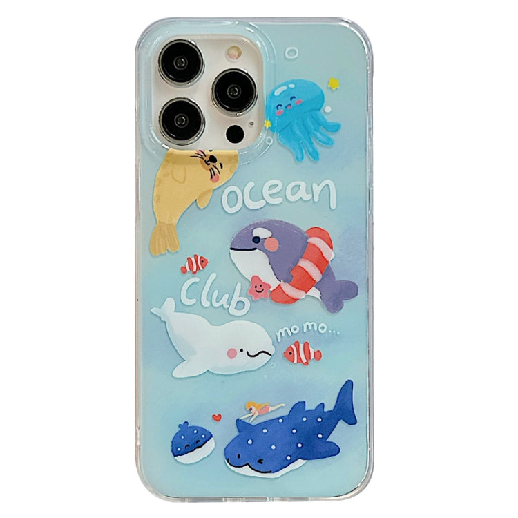 IMD Cute Animal Pattern Phone Case, For iPhone 14 Pro Max, For iPhone 14 Pro, For iPhone 14, For iPhone 13 Pro Max