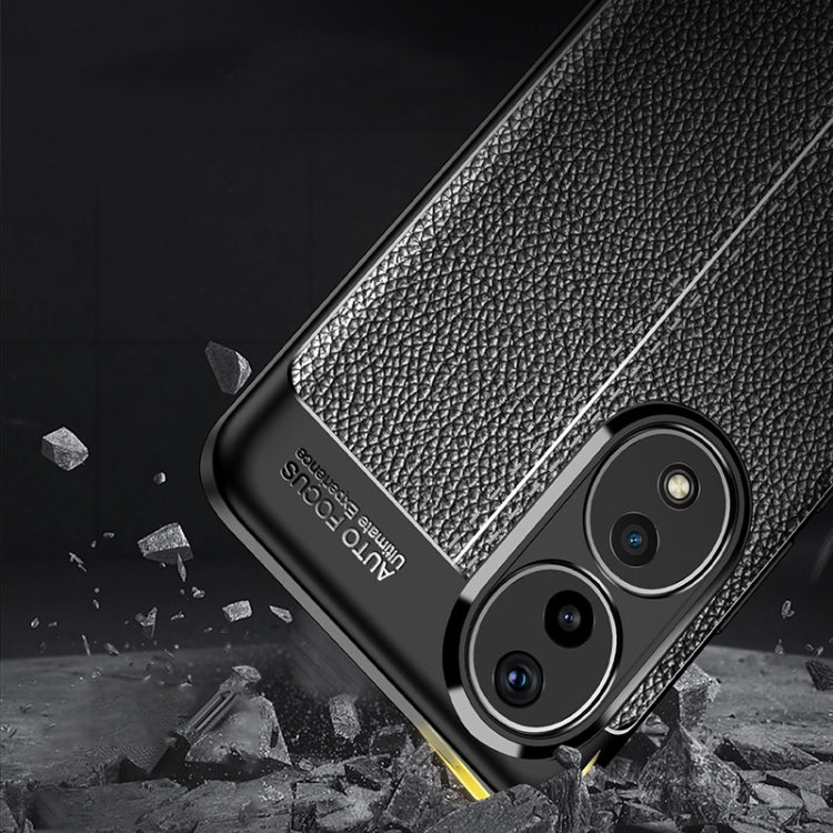 Litchi Texture Shockproof TPU Phone Case, For Honor 90
