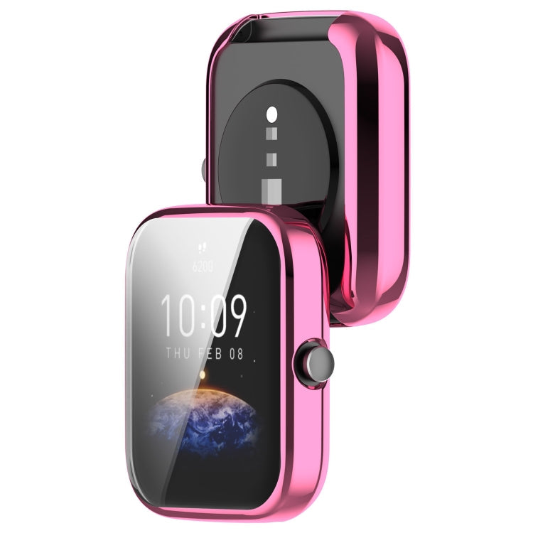 Universal Full Coverage TPU Electroplating Watch Protective Case, For Amazfit Bip 3 / Bip 3 Pro