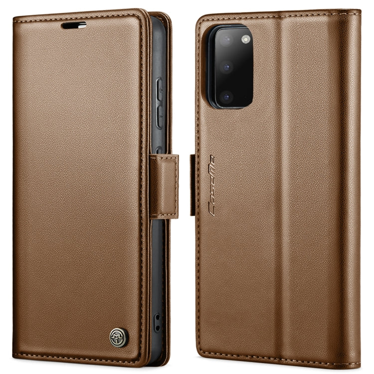 CaseMe 023 Butterfly Buckle Litchi Texture RFID Anti-theft Leather Phone Case, For Samsung Galaxy S20, For Samsung Galaxy S20+, For Samsung Galaxy A71 4G, For Samsung Galaxy A51 4G/M40s