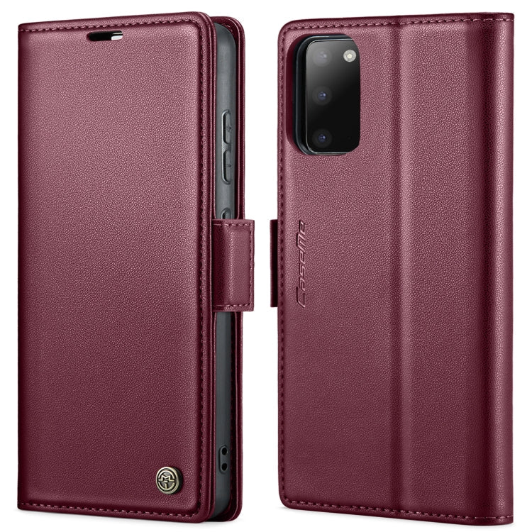 CaseMe 023 Butterfly Buckle Litchi Texture RFID Anti-theft Leather Phone Case, For Samsung Galaxy S20, For Samsung Galaxy S20+, For Samsung Galaxy A71 4G, For Samsung Galaxy A51 4G/M40s
